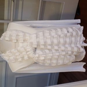 Chiffon and tee material scarf